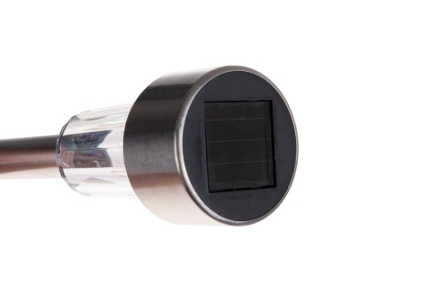 Lampa solarna ogrodowa gruntowa wbijana 4,5x4,5cmx30cm (10/300)