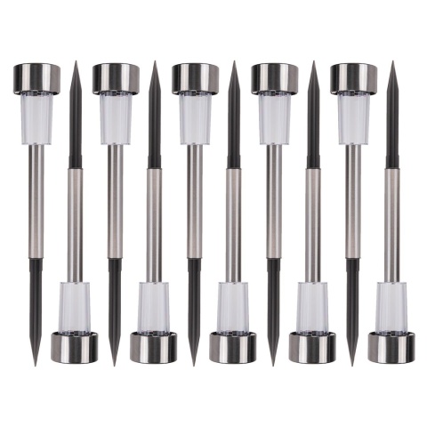 Lampa solarna ogrodowa gruntowa wbijana 4,5x4,5cmx30cm (10/300)