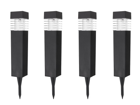 Lampa solarna ogrodowa gruntowa wbijana 6x6x40cm (4/60)