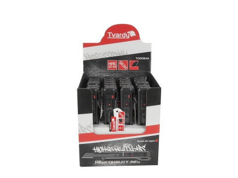 Nożyk do tapet 100x18x0.5mm EASYGRIP SK2H - kartonik wystawowy (24/144)