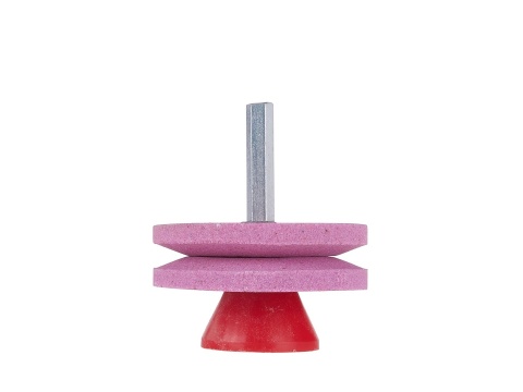 Ostrzałka do noży kosiarek na wiertarkę/wkrętarkę 2x53mm HEX (100)