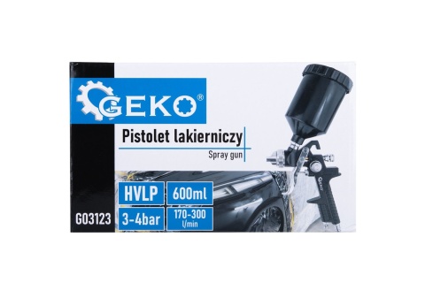 Pistolet lakierniczy HVLP - 4 dysze ( 1.3-1.4-1.7-2.0) (20)