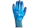 Rękawice robocze wodoodporne r. 8 /poliester - lateks/ (12/120)