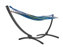 Hamak ogrodowy ze stelażem 200x100cm 200kg (1)