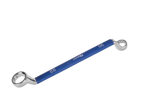 Klucze oczkowe polerowane z gumowym uchwytem AntiSlip 6-32mm 12el. CRV (4)