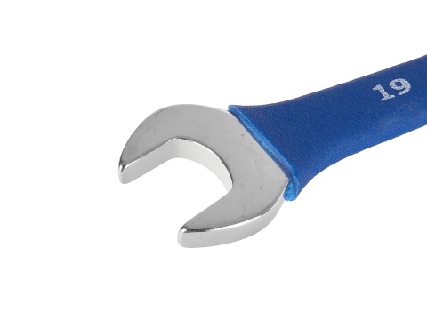 Klucze płasko-oczkowe polerowane z gumowym uchwytem AntiSlip 6-32mm 12el. CRV (4)