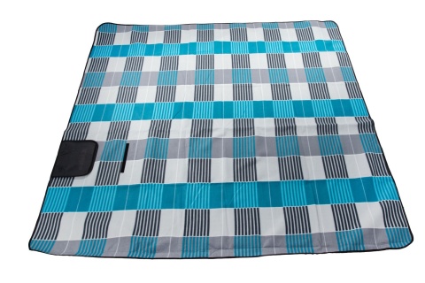 Koc plażowy z izolacją 200x200 (szaro-niebieski) (12)