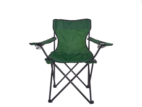 Krzesło składane turystyczne + pokrowiec (zielone) (10)