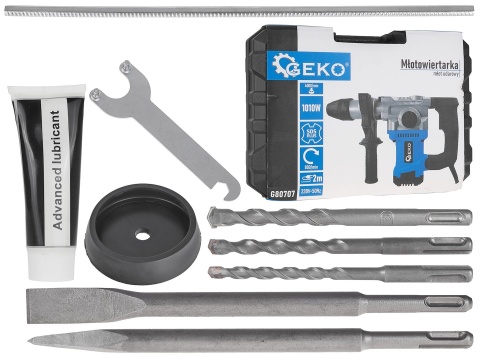 Młotowiertarka - młot udarowy 1010W 4J SDS+ /walizka/ (3)