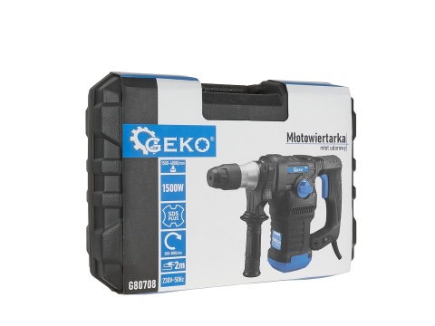 Młotowiertarka - młot udarowy 1500W 6J SDS+ /walizka/ (2)