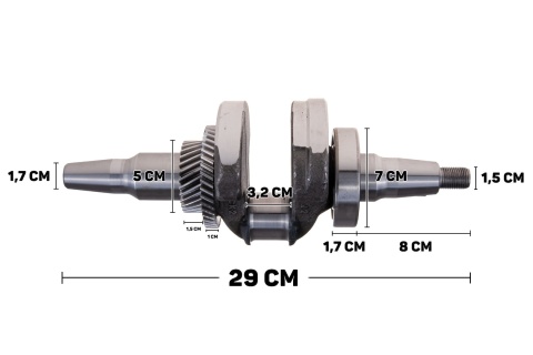 Wał korbowy do agregatu T05004 (5)