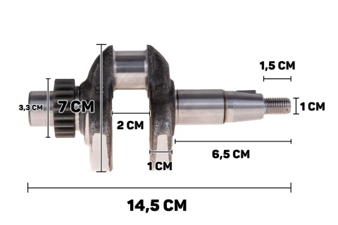 Wał korbowy do agregatu T05015 (1)