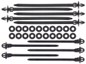 Zestaw spinek i kołków samochodowych + ściągacze 655szt. (18)