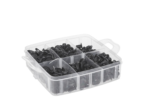 Zestaw spinek i kołków samochodowych + ściągacze 655szt. (18)