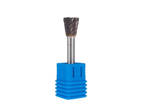 Frez-pilnik do metalu z węglika wolframu 12x12mm trzpień 6mm (stożkowy odwrócony) (200)