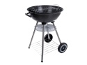 Grill węglowy okrągły z pokrywą i pokrowcem - ruszt średnica 39cm (1)