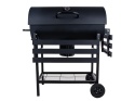 Grill węglowy typu beczka z pokrywą - ruszt 71x35cm (1)