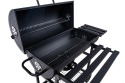 Grill węglowy typu beczka z pokrywą - ruszt 71x35cm (1)