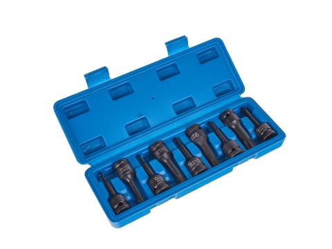 Kpl. kluczy udarowych torx 9szt. T20-T70 CR-MO (15)