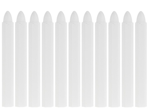 Kreda wodoodporna do opon biała 12x110mm - zestaw 10szt. (12/120)