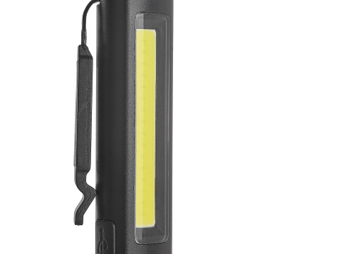 Lampa warsztatowa inspekcyjna z magnesem LED COB 5W + 3W UV laser 800mAh 400lm IP44 (100)