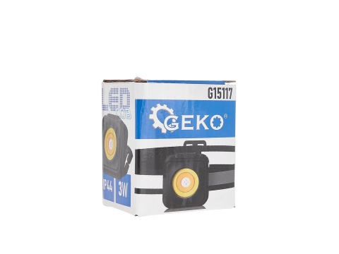 Latarka czołowa wstrząsoodporna z odblaskiem LED COB 3W 500mAh 500lm IP44 (240)