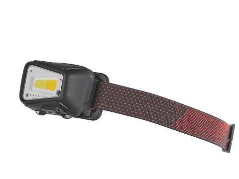 Latarka czołowa z czujnikiem ruchu LED COB 8W (5W+3W) 1800mAh 520lm IP44 (50/100)