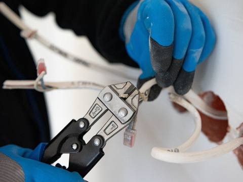 Nożyce do cięcia drutu 210mm CrV (6/48)