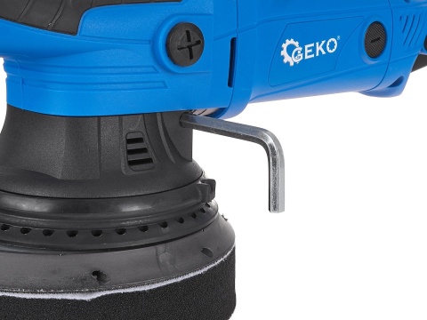 Polerka samochodowa DUAL ACTION z regulacją 150mm GEKO PREMIUM + zestaw 4 gąbek (4)