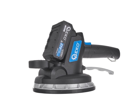 Przyssawka wibrująca akumulatorowa do układania płytek - zestaw z ładowarką i 2xAKU 21V (6)