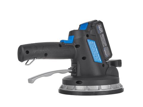 Przyssawka wibrująca akumulatorowa do układania płytek - zestaw z ładowarką i 2xAKU 21V (6)