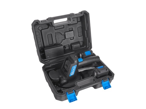 Przyssawka wibrująca akumulatorowa do układania płytek - zestaw z ładowarką i 2xAKU 21V (6)