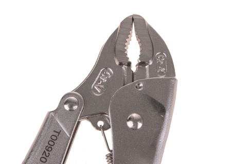 Szczypce zaciskowe morse'a - okrągłe szczęki - 250mm CrV (6/48)