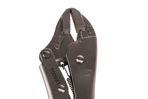 Szczypce zaciskowe morse'a - proste szczęki - 250mm CrV (6/48)