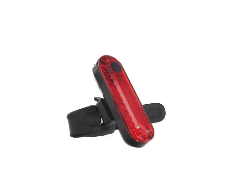 Wodoodporna lampka rowerowa USB IP54 - zestaw przód + tył (120)