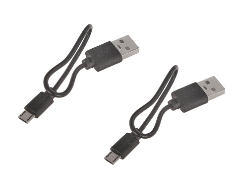 Wodoodporna lampka rowerowa USB IP54 - zestaw przód + tył (120)