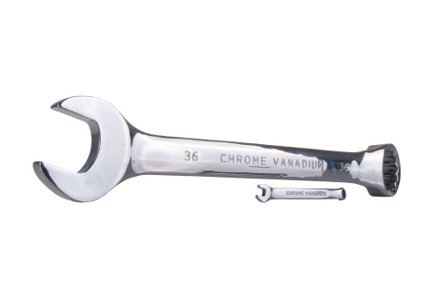 Klucze płasko-oczkowe polerowane 6-36mm 25el. CRV (4)