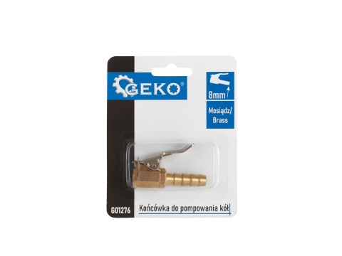 Końcówka do pompowania kół - mosiężna 8mm (25/250)