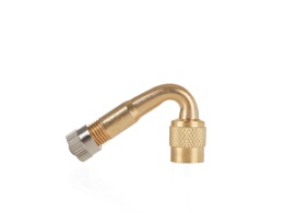 Końcówka przedłużka do pompowania - mosiężna kątowa 45° 8mm (25/250)