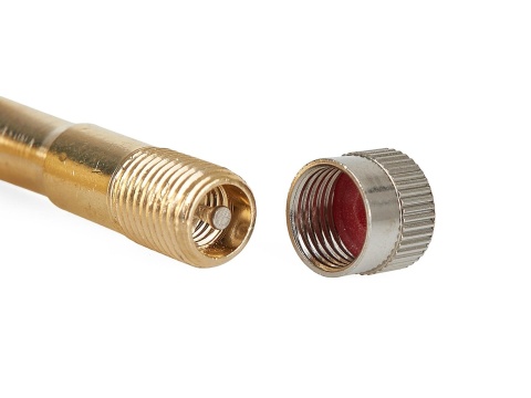 Końcówka przedłużka do pompowania - mosiężna kątowa 90° 8mm (25/250)