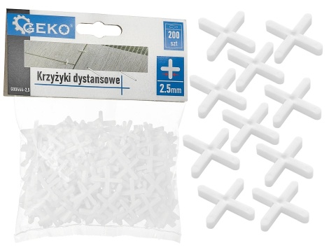 Krzyżyki dystansowe - 2,5mm - op.200szt (100)