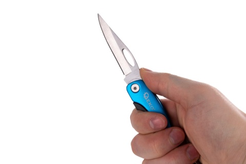 Nóż składany - scyzoryk z karabińczykiem (120)