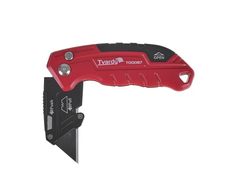 Nożyk składany FASTFOLD z ostrzem trapezowym 60x19x0.6mm SK2H TVARDY (10/60)