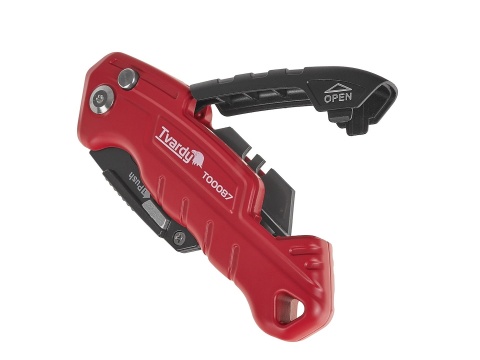 Nożyk składany FASTFOLD z ostrzem trapezowym 60x19x0.6mm SK2H TVARDY (10/60)