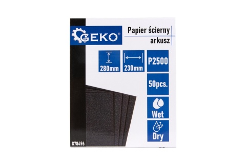 Papier ścierny wodny - arkusz 230x280mm P2500 (50/1000)
