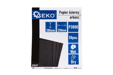 Papier ścierny wodny - arkusz 230x280mm P3000 (50/1000)