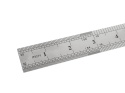 Przymiar liniowy - linijka ze stali nierdzewnej 300mm (20/600)