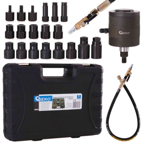 Ściągacz pneumatyczny do wtryskiwaczy + adaptery (2)