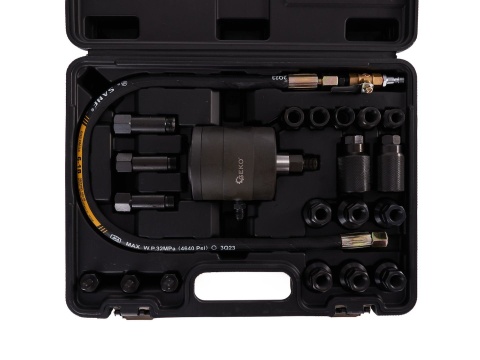 Ściągacz pneumatyczny do wtryskiwaczy + adaptery (2)