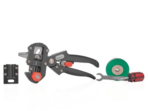 Sekator - nożyce do szczepienia winogron, drzew i krzewów - duży zestaw + etui (20)